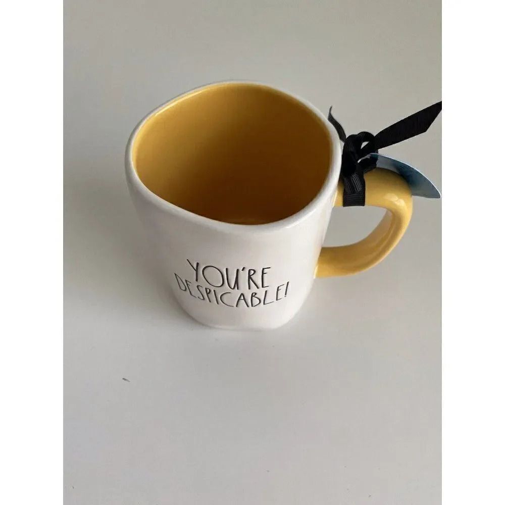 Rae Dunn- YOU’RE DESPICABLE! - Daffy Duck- Looney Tunes-Double Sided Mug- NEW - Picture 5 of 6